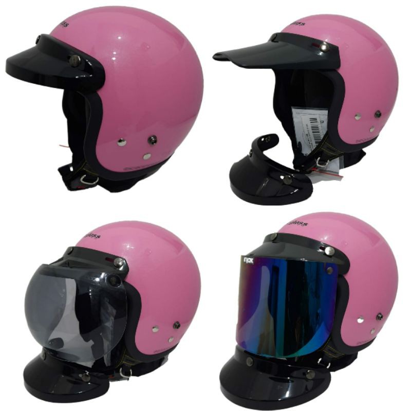 Helm Cargloss Retro Pink