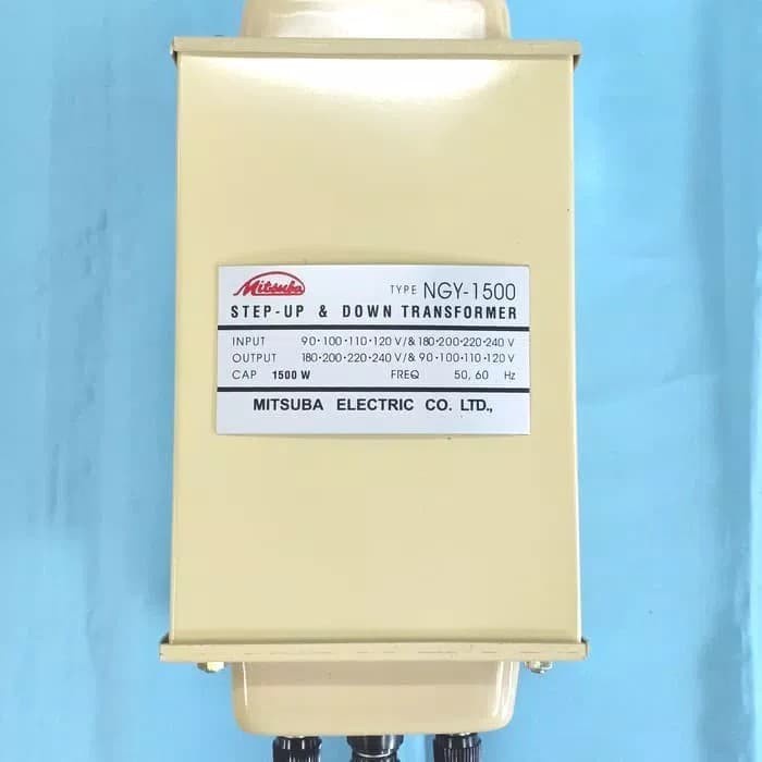 mitsuba trafo step up dan step down 1500w