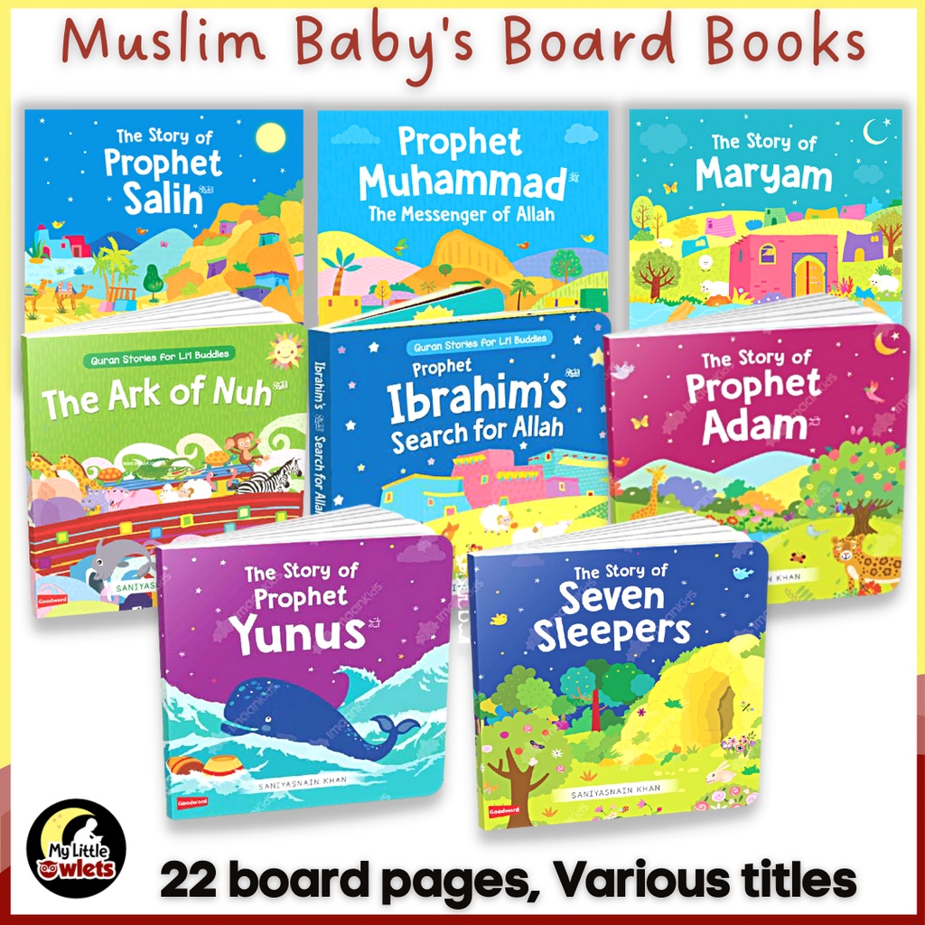 Goodword Prophet Series Buku Anak Islam Import Board Book Islami