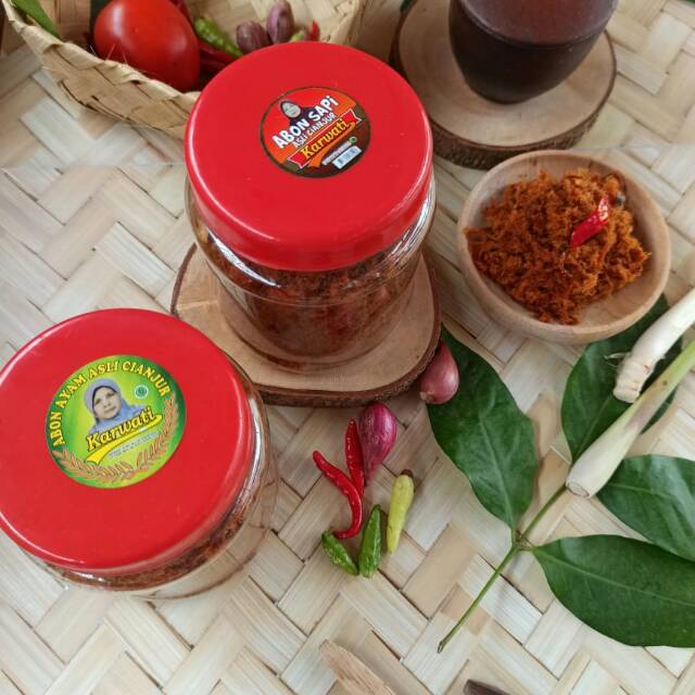 

ABON AYAM TOPLES MERAH KARWATI ASLI CIANJUR