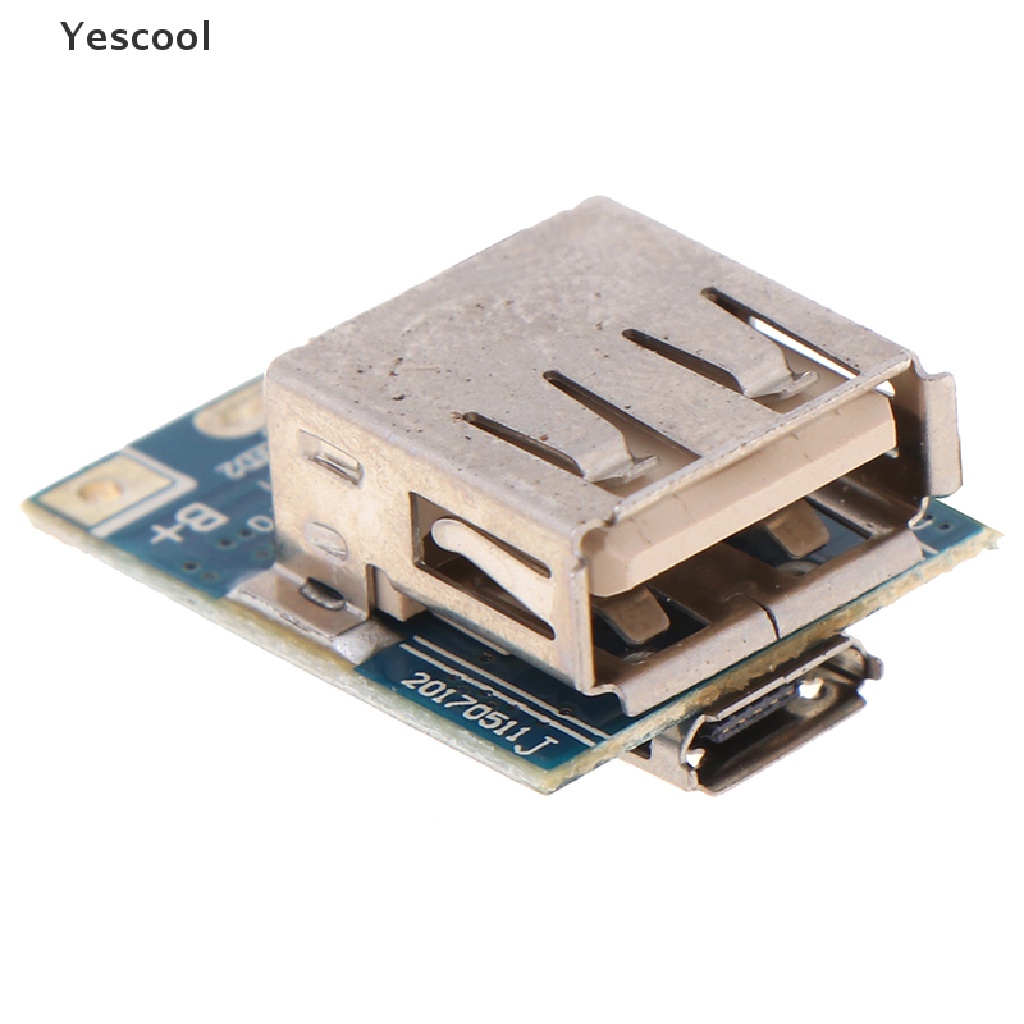 Yescool 1pc Papan Modul Charger Power Bank Micro USB 5V Lithium Li-ion 18650 DIY