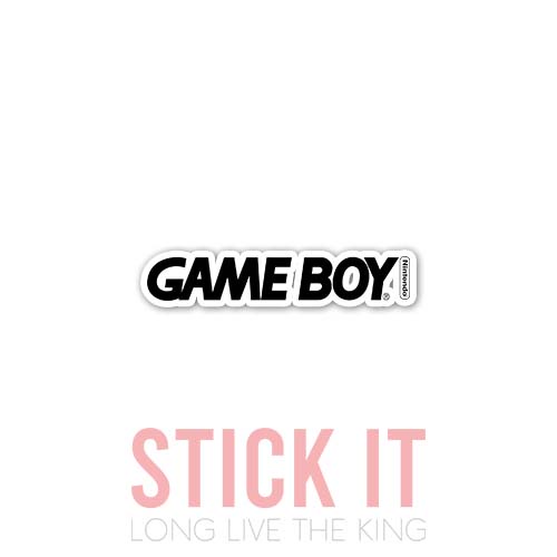 

Stiker sablon setrika DTF kaos baju sticker vinyl gameboy gamer 70