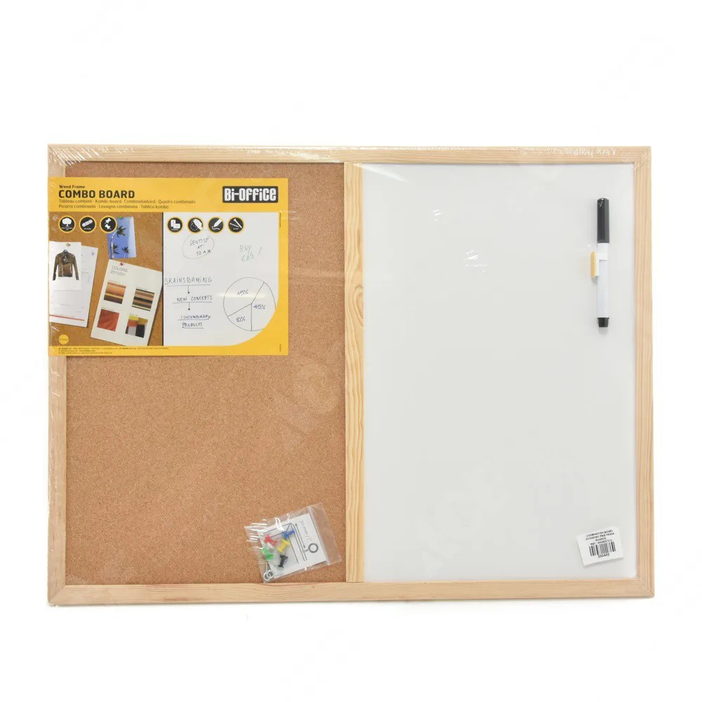 

Combo Board Bi-Silque Cork Board and White Board Bi-Office Papan Buletin Papan Tulis Mood Board