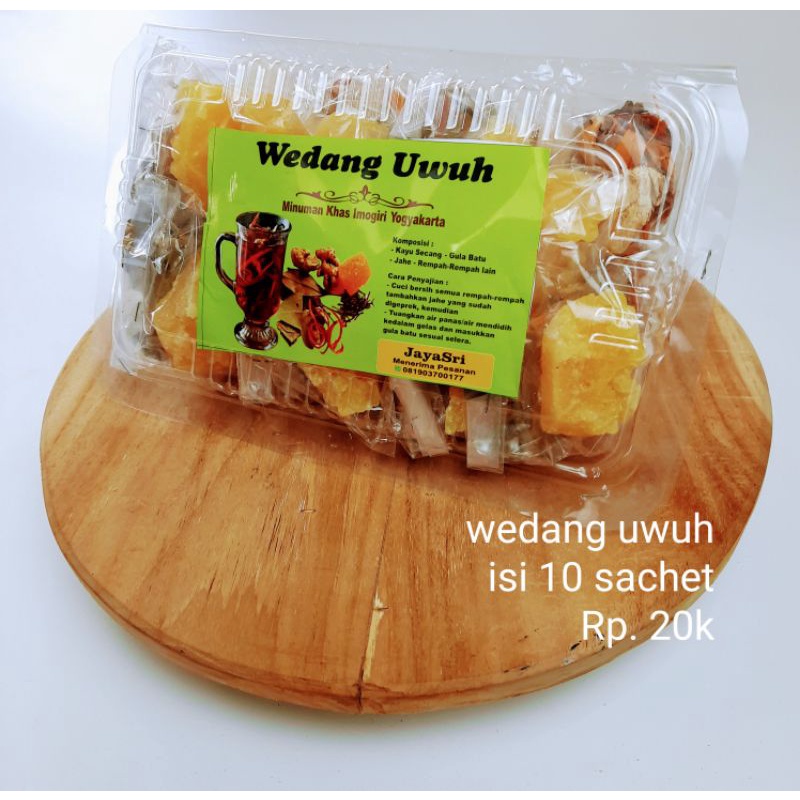 

Wedang Uwuh Komplit Khas Jogja (Jahe, Kapulaga, Daun Kayu Manis, Kayu secang, dll)