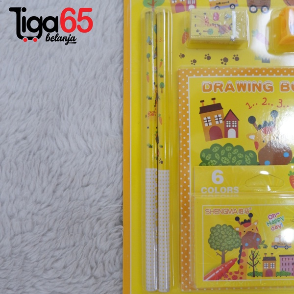 365 STATIONERY SET #40130 Buku &amp; Alat Tulis Anak / Karakter Fancy Gambar Lucu