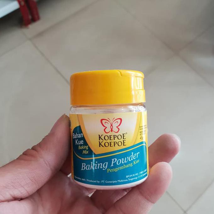 

Toko-Bahan-Kue- Baking Powder Kupu Kupu/Koepoe Koepoe 45 Gr -Terlengkap-Termurah-Dijamin.