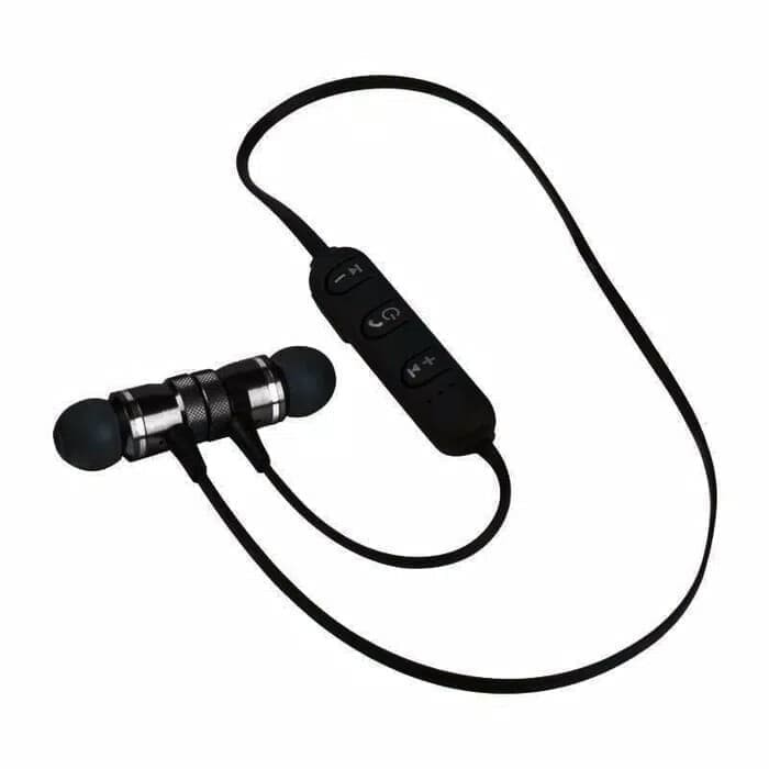 Headset Handsfree Earphone Bluetooth Wireless Magnet Magnetic Sport