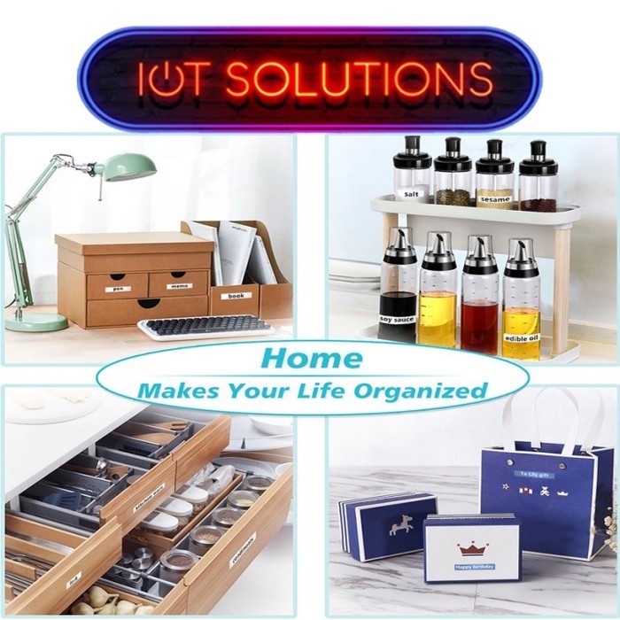 

RK Label Tape Brother Compatible TZE-231 12mm 8m TZe231 631 334 PT-H110 D210 Black White Clear Red