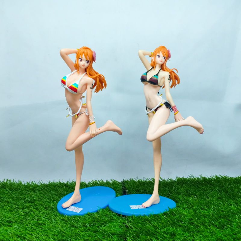 mainan action figure ONE PIECE GLITTER & GLAMOURS NAMI DAN NICO ROBIN