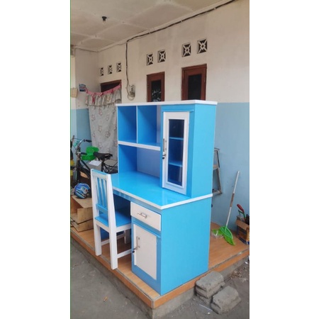 Meja Belajar Anak Murah / Meja Belajar Minimalis / Meja Belajar Kayu Awet