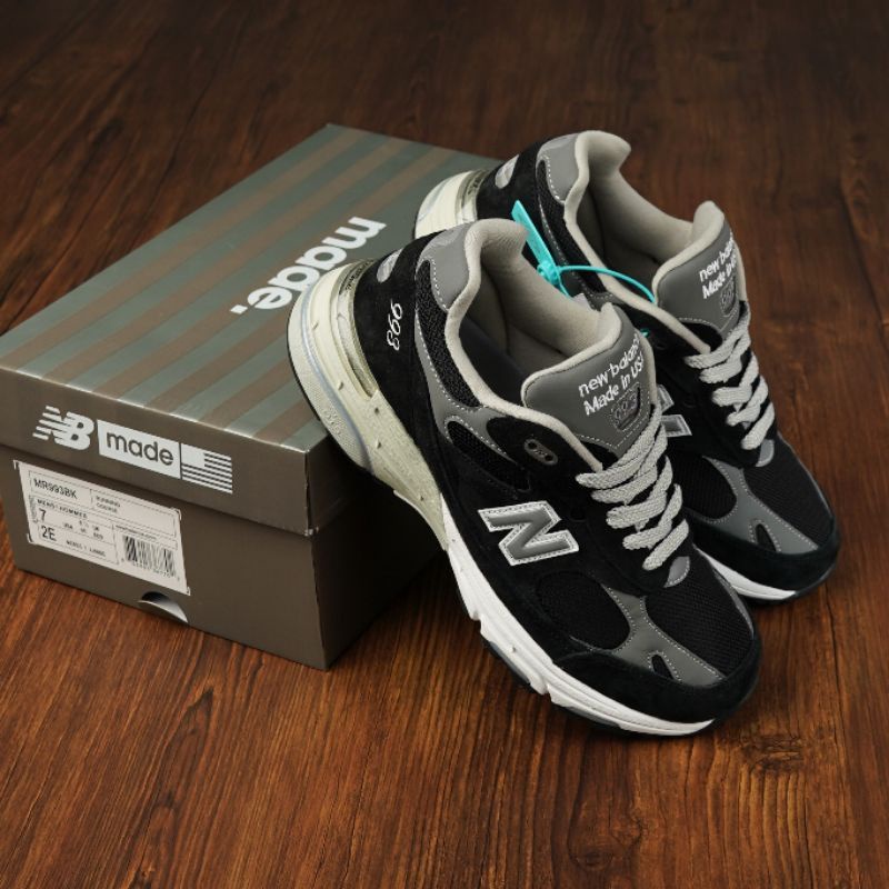 sepatu New Balance 993 BLACK GREY HIGH QUALITY ORIGINAL 100%