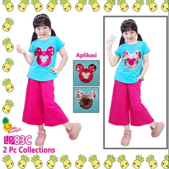 SETELAN ANAK PEREMPUAN LITTLE PINEAPPLE