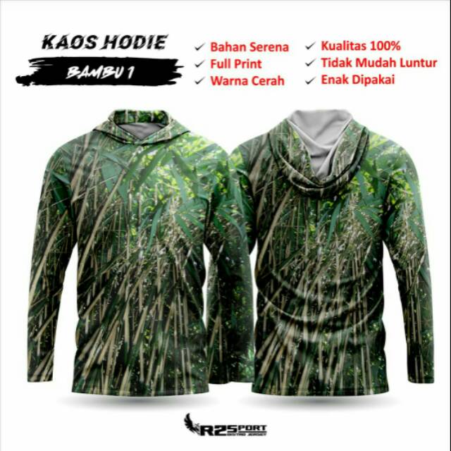 Baju Camo New Motif Bambu 1