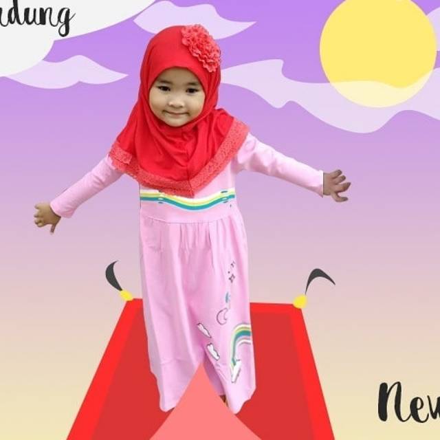 Gamis anak upright