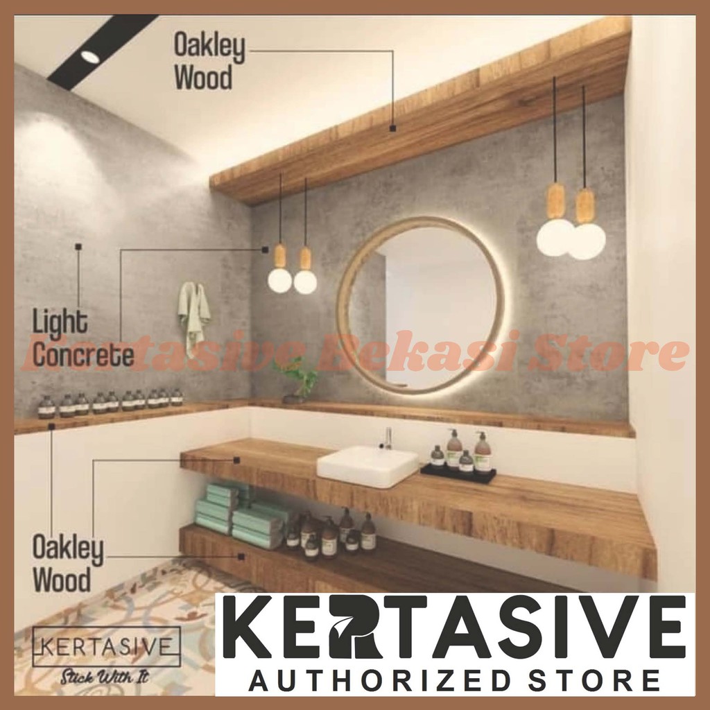 Kertasive OakleyWood - Pelapis Kayu - Pelapis Dinding