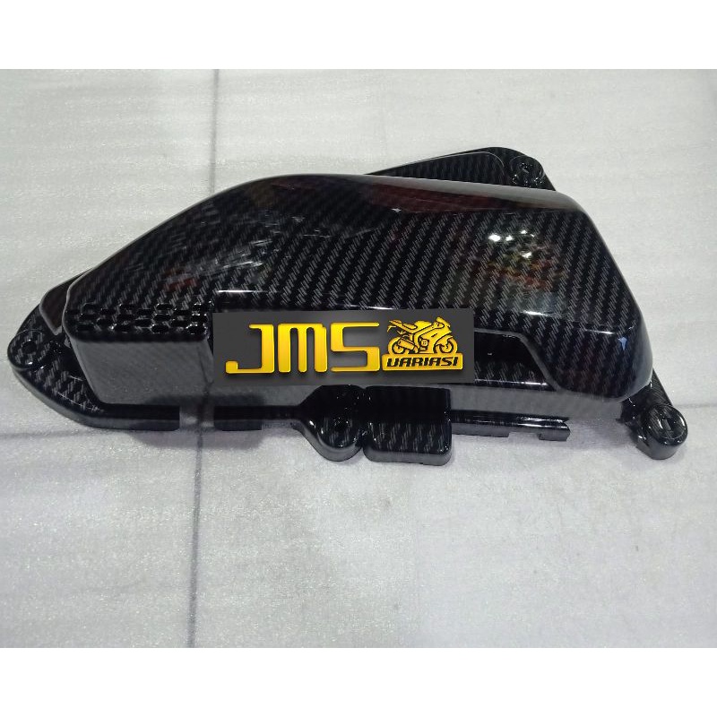 PAKET COVER TUTUP CARBON CVT/FILTER HAWA/KEONG CVT/COVER KIPAS/COVER KNALPOT/COVER DUCKTAIL/COVER DASI/COVER SPEEDO/VISOR BEAT NEW BEAT DELUXE 2020-2022 ZORO