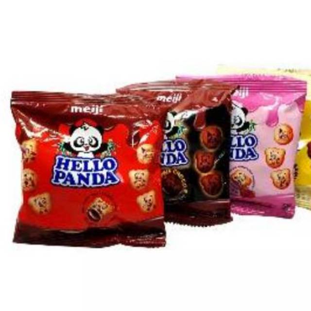 

Biskuit Meiji Hello Panda all Varian isi 10 sachet