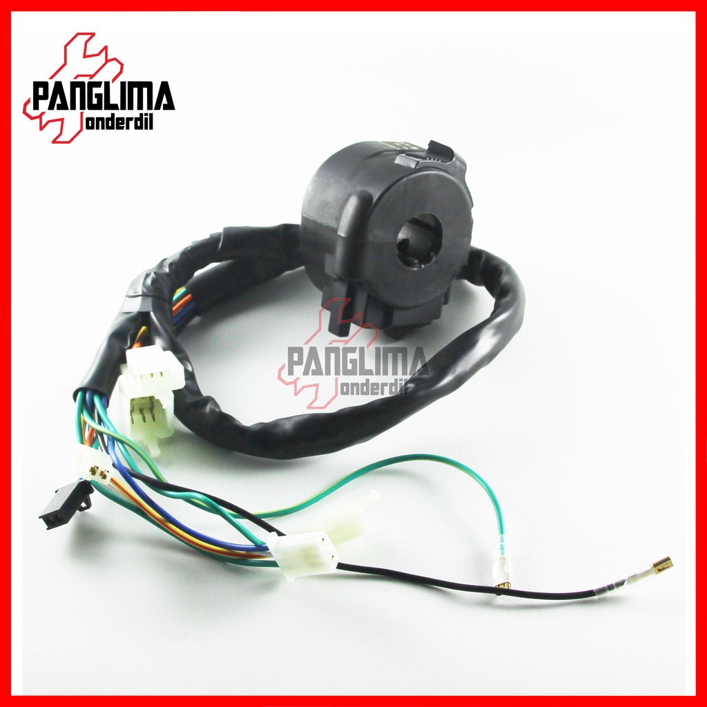 Handel Switch Kiri-Left Supra X 100 Lama-Supra Fit Old Handle-Hendle-Hendel-Holder Saklar Lampu Depan Dim-Sen-Sein-Klakson