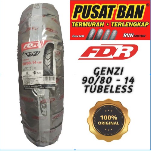 FDR GENZI 90/80-14 tubeless FREE PENTIL