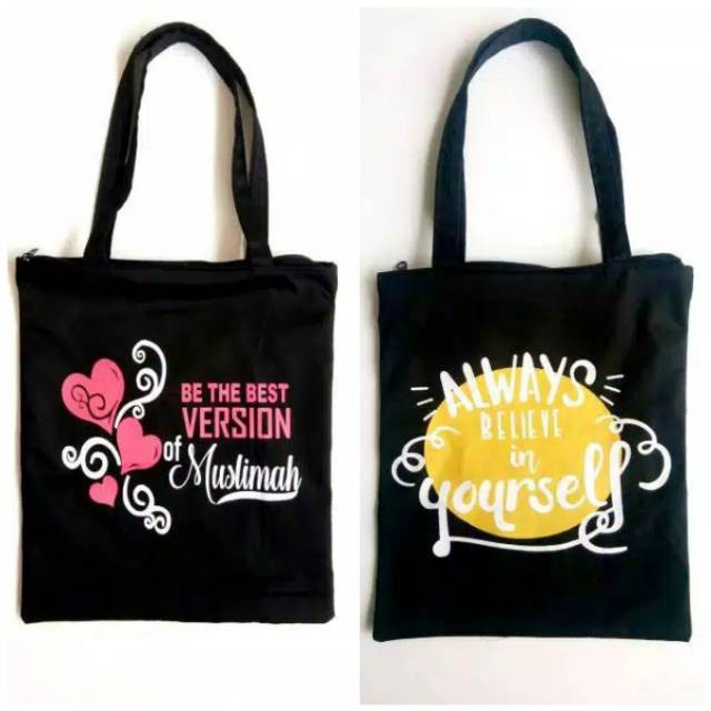 YA 449 - Totebag Art 2 / Totebag Kanvas / Totebag Kuliah