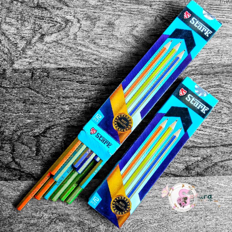 

PENSIL 2B Stark selusin 12 pcs murah