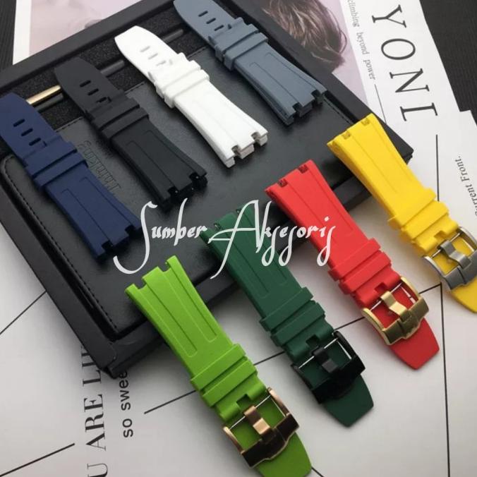 RECOMENDED AP AUDEMARS PIGUET ROYAL OAK TALI STRAP JAM TANGAN RUBBER SUPER PRIA