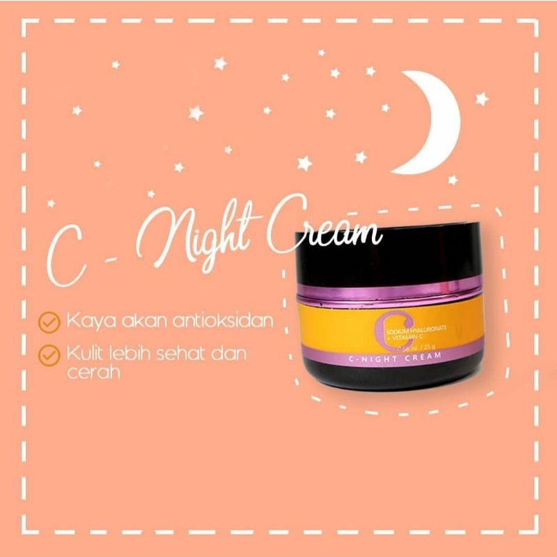 LA TULIPE C-NIGHT CREAM / Latulipe Krim Malam