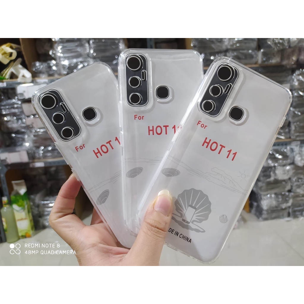Jelly Soft Case Vivo Y15s Realme Narzo 50A 50i Infinix Hot 11 Oppo A95 5G TPU HD SUPER CLEAR Anti Selip + Port Cover Charger