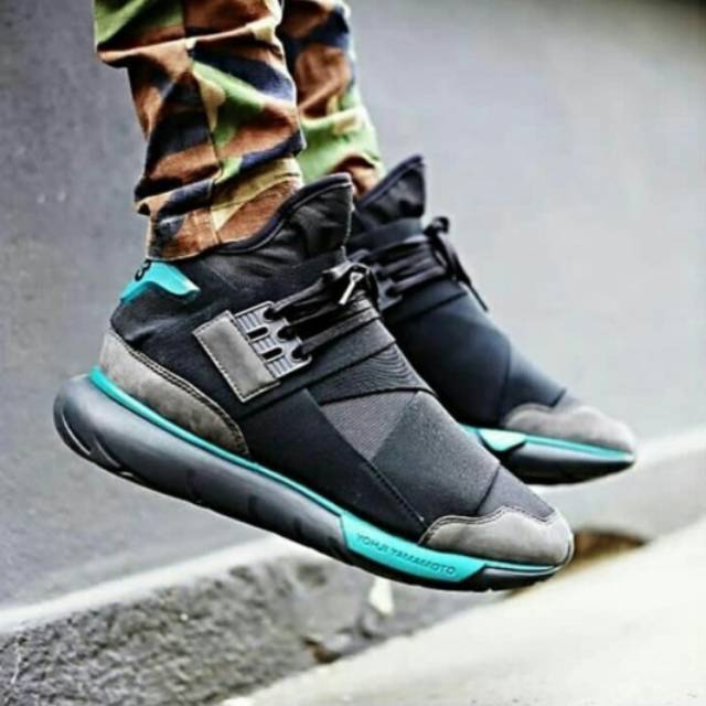 ADIDAS Y3 YOHJI YAMAMOTO QASA BLACK  CHARCOAL