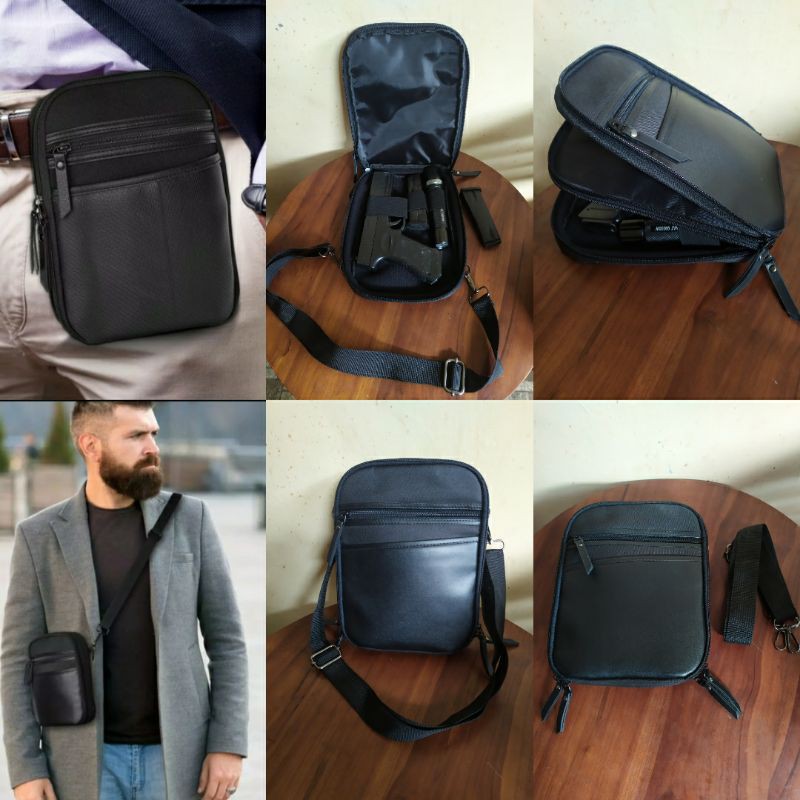 gun bag-range bag-tas pistol-tas airsoft gun-tas senjata-sarung pistol-holster kode 007