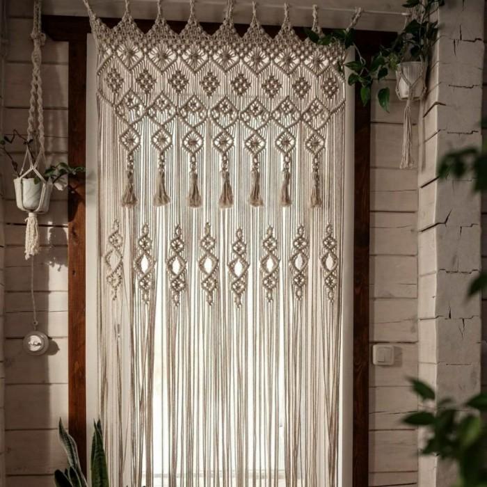 Tirai Makrame / Gorden Macrame / Tirai Pintu / Tirai Jendela