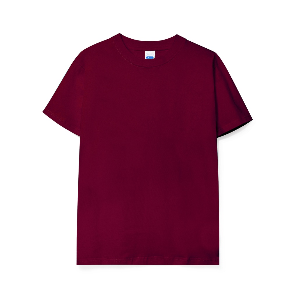 Regular T-Shirt Basic Oversize Maroon - Kaos Polos Merah Tua