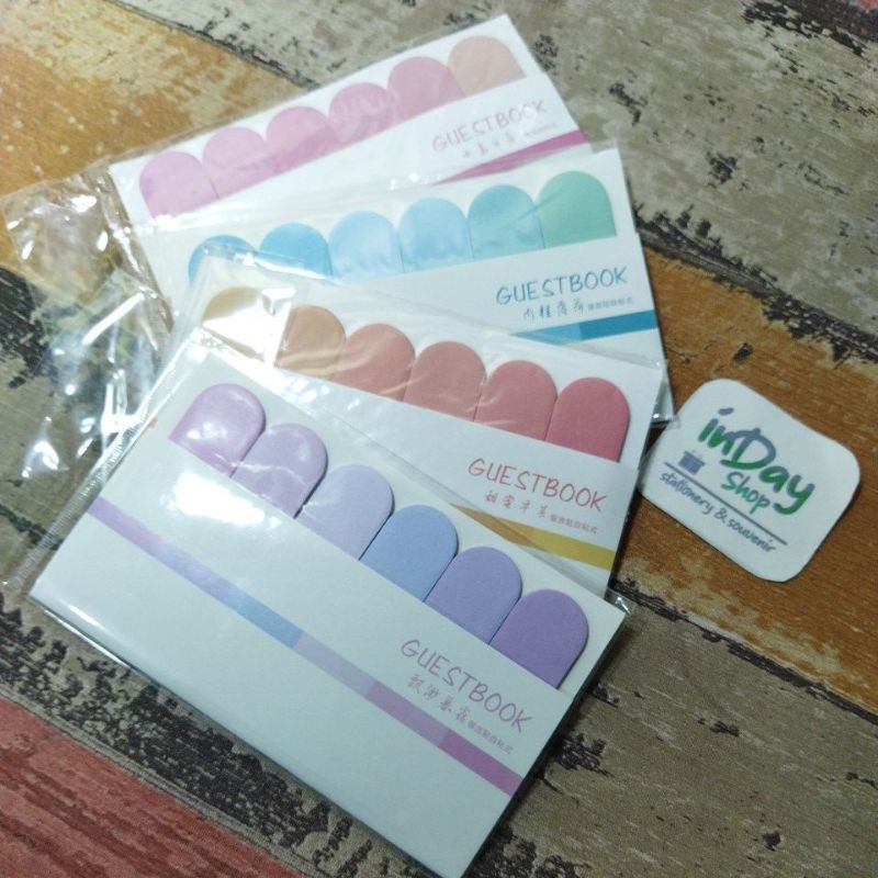 Sticky Notes Pastel 6 Warna | INDAY SHOP