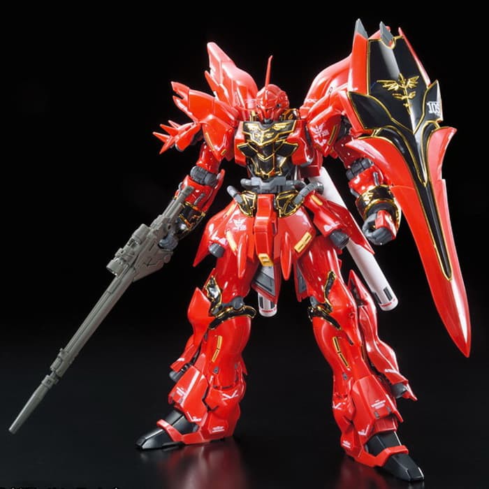 mainan robot rakit gundam RG SINANJU Bandai 1/144