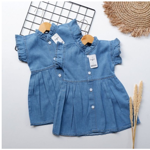 Dress jeans anak perempuan baju terusan