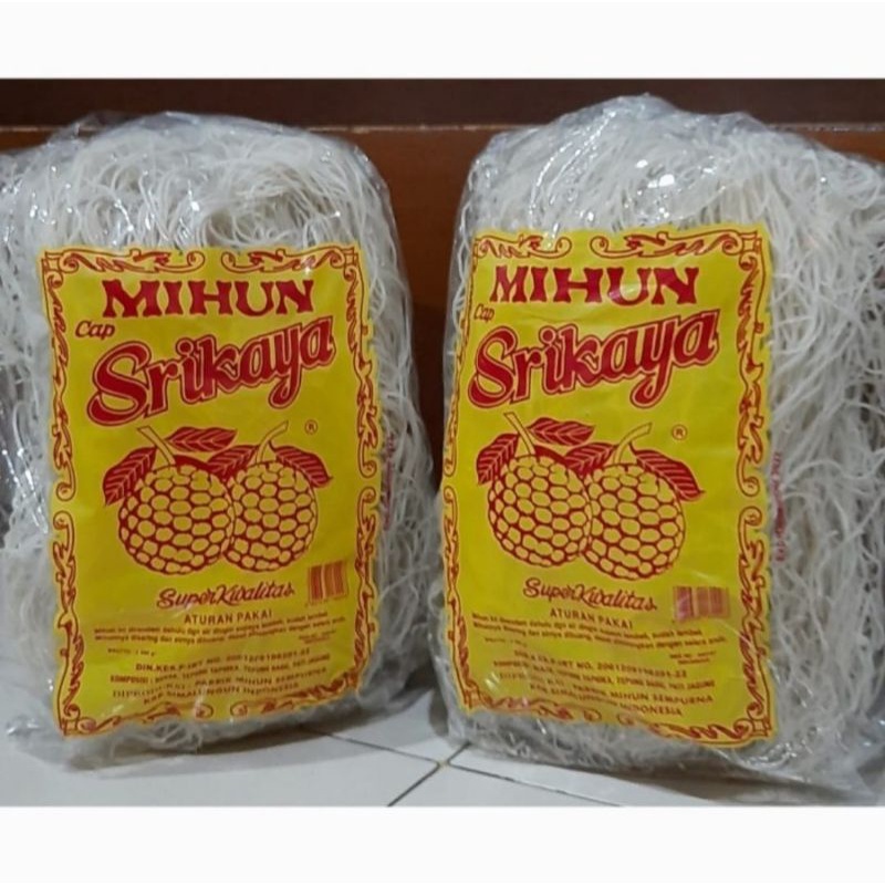 

Bihun Mihun Sempurna Medan Cap Srikaya 500gr 500 gr - Super Kwalitas