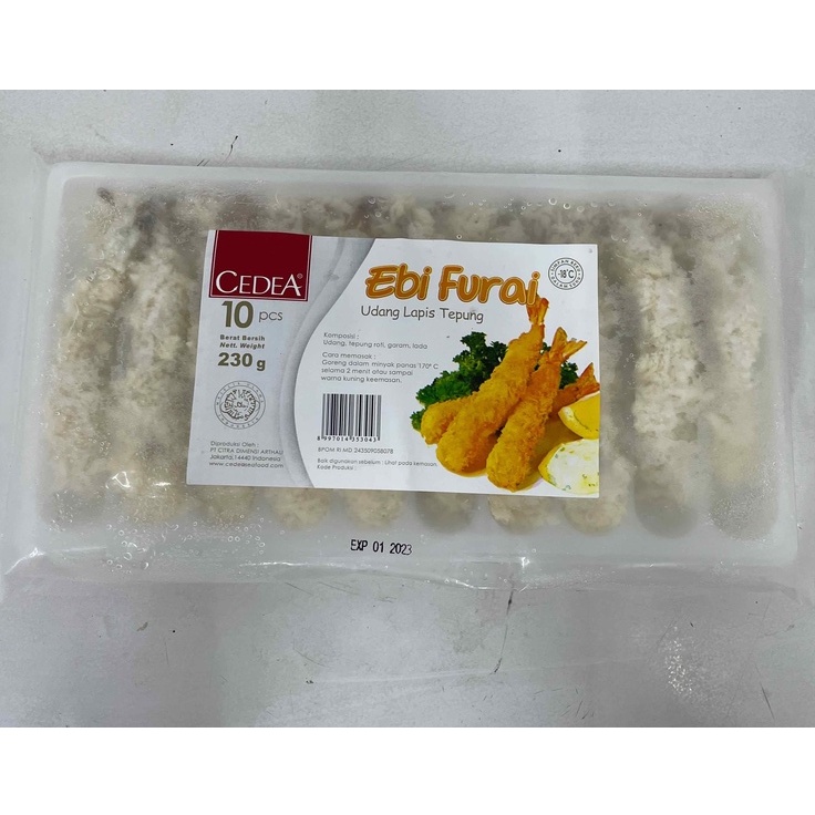 CEDEA EBI FURAI 230GR / UDANG LAPIS TEPUNG FROZEN