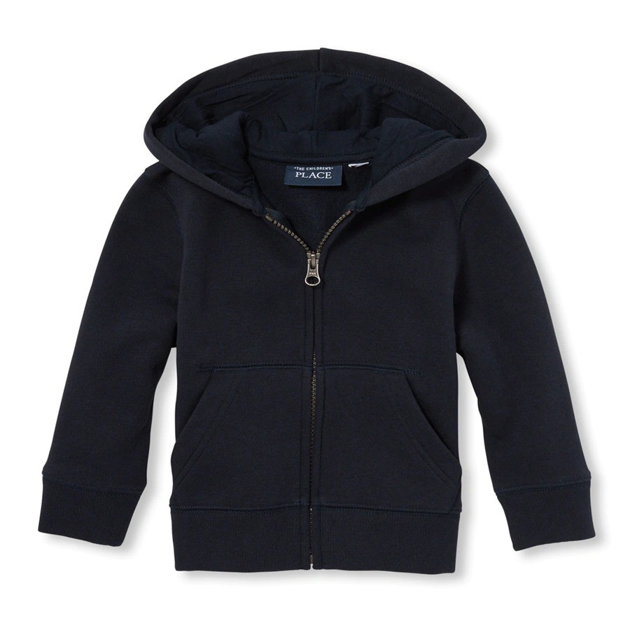 toddler black zip up hoodie