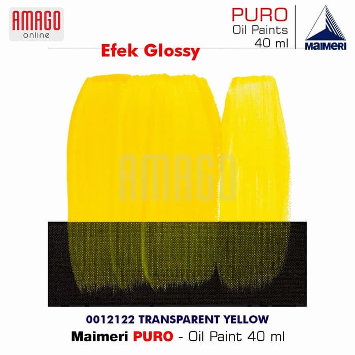 MAIMERI PURO - OIL PAINT - TRANSPARENT YELLOW - 40ML - M0012122