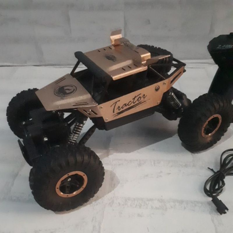 Mainan anak RC 1:16 4wd rock crawler remote control mobil kado