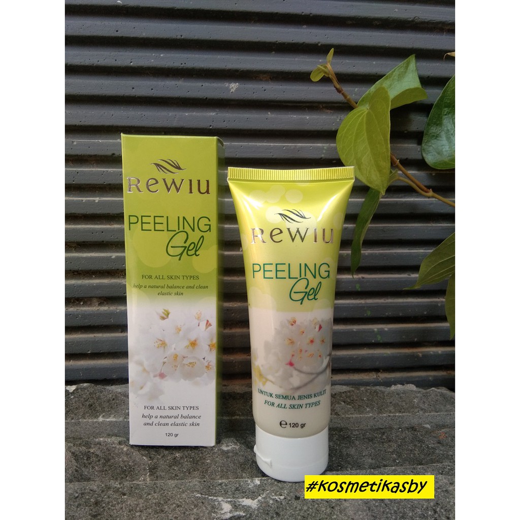 Peeling Gel REWIU - Penghilang Daki - Pencerah Kulit Wajah 120gr