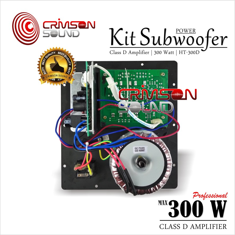 amplifier 300 watt subwoofer