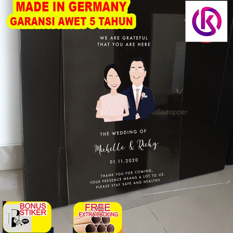 

Grosir Acrylic Welcome Sign 40x60 Ilustrasi | Welcome Sign Unik Printed