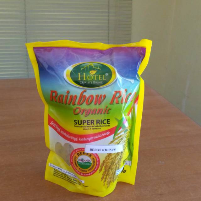 

Beras Organik Hotel Mix Rice Rainbow 800gr