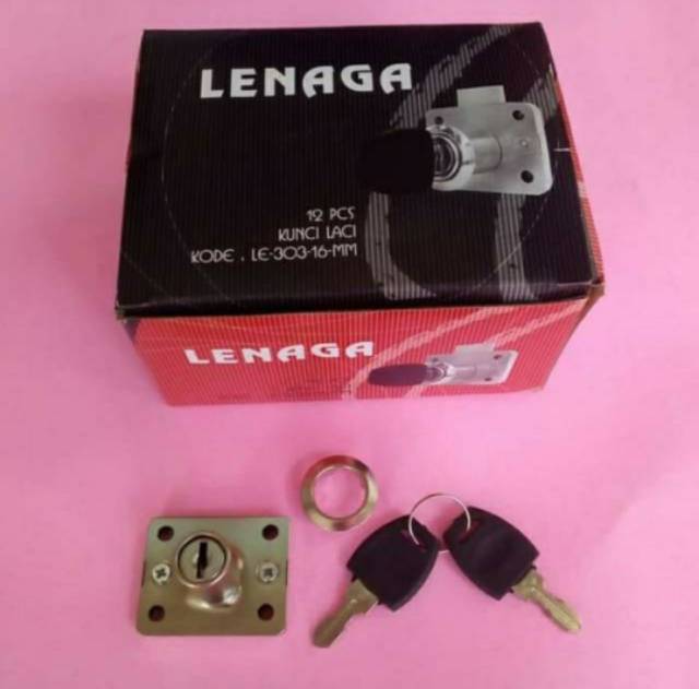 KUNCI LACI LEMARI 101-16MM LOKER MEJA DRAWER LOCK