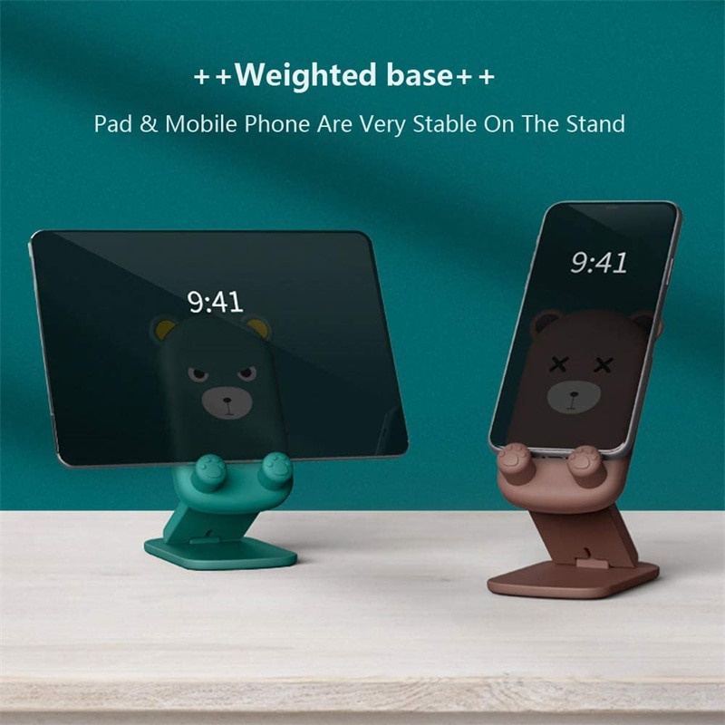 VICTORY Mobile Phone Holder Karakter Stand Dudukan Meja Bear