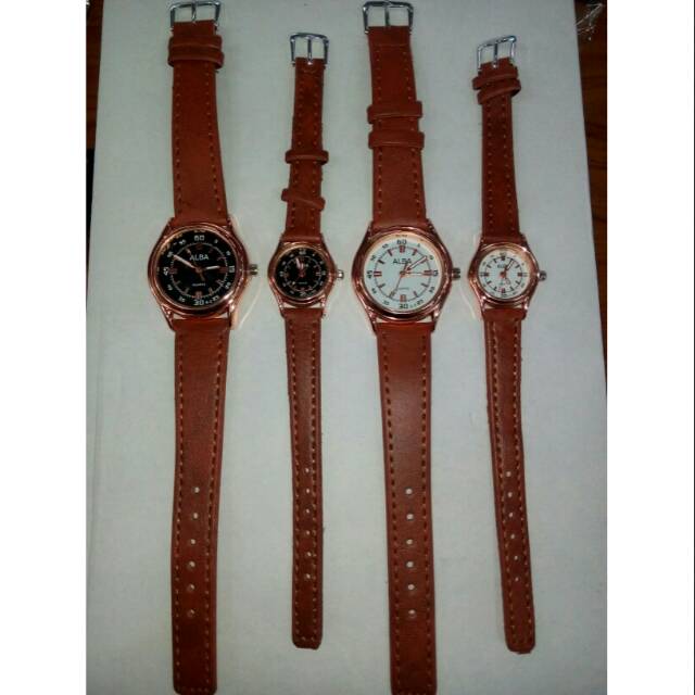 Jam Tangan Alba Analog Kulit