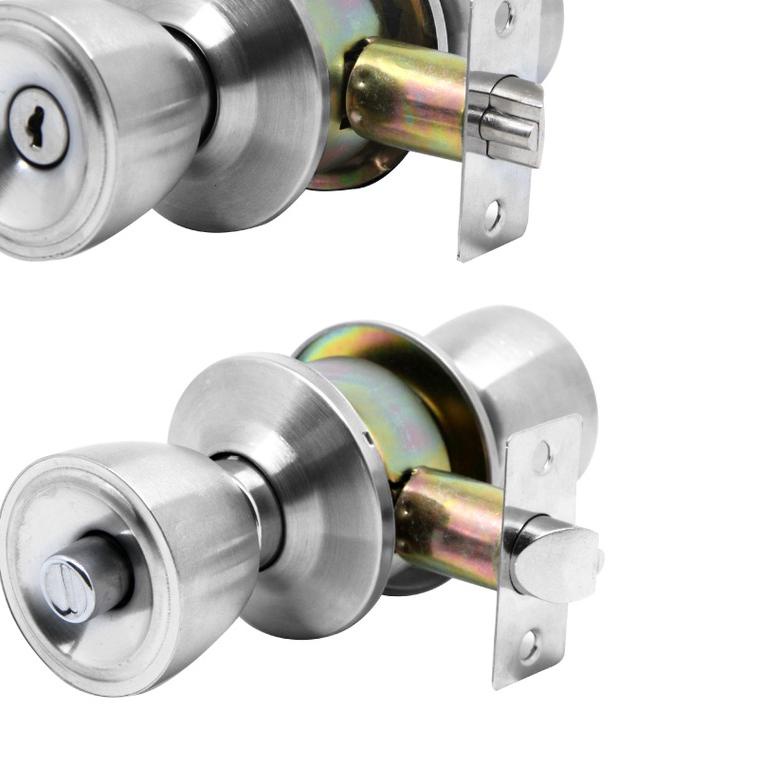 ◄ VIANO by NOBLEZA VKB-588SS Kunci Bulat Handle Gagang Pintu Kamar Mandi ✿