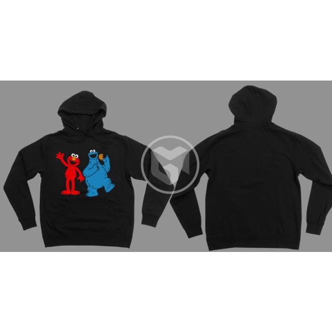 jaket hoodie sweater elmo monster cookie sesame street