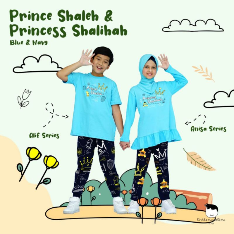 Baju Olahraga anak Couple Laki Laki Perempuan Bahan Kaos Little Muslim